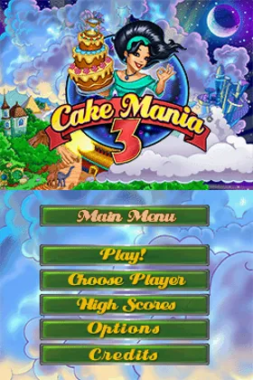 Cake Mania 3 (USA) screen shot title